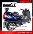 exhaust muffler DOMINATOR HP1 fits to Suzuki BURGMAN 400 1998  2002 4