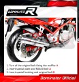 wydech tłumik DOMINATOR Owalny pasujący do motocykla Suzuki GSF BANDIT 400 1991 - 1995 5