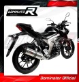 kompletny układ wydechowy z tłumikiem DOMINATOR Full System HP1 pasujący do motocykla Suzuki GSX S 125 2017 - 2019 3