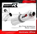 exhaust muffler DOMINATOR homologated road legal ROUND fits to F800R 2009  2019