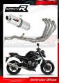 kompletny układ wydechowy z tłumikiem DOMINATOR Full System Owalny pasujący do motocykla Yamaha XJ 6N S F 2009 - 2016