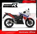 complete exhaust system with muffler DOMINATOR Full System GP fits to Honda CBR 125 R 2011  2018 4
