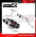 exhaust muffler DOMINATOR GP1 BLACK fits to Yamaha FZ6 2004  2010 2