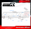 kompletny układ wydechowy z tłumikiem DOMINATOR Full System HP3 pasujący do motocykla YAMAHA MT 09 2021 - 2023 5
