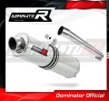 exhaust muffler DOMINATOR ROUND fits to Honda XRV 750 AFRICA TWIN RD07A 1996  2003 2