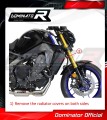 kompletny układ wydechowy z tłumikiem DOMINATOR Full System GP3 pasujący do motocykla YAMAHA MT 09 2021 - 2023 2