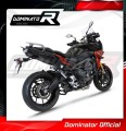 complete exhaust system with muffler DOMINATOR Full System HP5 BLACK fits to Yamaha MT 09 TRACER 900 2015  2020
