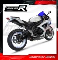 exhaust muffler DOMINATOR HP3 BLACK LOW LEVEL fits to Suzuki GSXR 600 K8 K9 L0 2008  2010