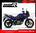 wydech tłumik DOMINATOR Homologowany Owalny pasujący do motocykla DL 650 V-STROM 2004 - 2006 4