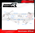 kompletny układ wydechowy z tłumikiem DOMINATOR Full System GP CZARNY pasujący do motocykla Yamaha MT 09 2021 - 2023