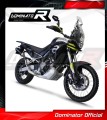 complete exhaust system with muffler DOMINATOR Full System HP3 BLACK fits to Aprilia Tuareg 660 2021  2023 3