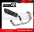 kompletny układ wydechowy z tłumikiem DOMINATOR Full System HP6 CZARNY pasujący do motocykla Aprilia Tuareg 660 2021 - 2023 5