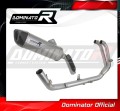 complete exhaust system with muffler DOMINATOR Full System titanium HP6 fits to Aprilia Tuareg 660 2021  2023 5