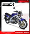 kompletny układ wydechowy z tłumikiem DOMINATOR Full System HP1 CZARNY pasujący do motocykla Suzuki GS 500E 1989 - 2009 5