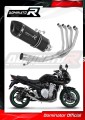 complete exhaust system with muffler DOMINATOR Full System HP1 BLACK fits to Suzuki GSF 1250 N / S BANDIT 2007  2016