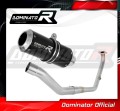 kompletny układ wydechowy z tłumikiem DOMINATOR Full System GP CZARNY pasujący do motocykla Yamaha MT 125 2021 - 2024 2