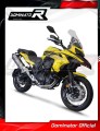 kompletny układ wydechowy z tłumikiem DOMINATOR Full System Tytanowy HP7 pasujący do motocykla Benelli TRK 502 X 2018 - 2021 3