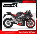 complete exhaust system with muffler DOMINATOR Full System HP8 BLACK fits to Aprilia RS 660 2020  2024 4