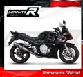 complete exhaust system with muffler DOMINATOR Full System ROUND fits to Suzuki GSXF 650 2007  2016 4