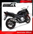kompletny układ wydechowy z tłumikiem DOMINATOR Full System HP1 pasujący do motocykla Suzuki GSXF 650 2007 - 2016 3