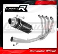 complete exhaust system with muffler DOMINATOR Full System GP1 BLACK fits to Suzuki GSXF 650 2007  2016 2