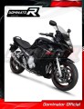 complete exhaust system with muffler DOMINATOR Full System GP1 fits to Suzuki GSXF 650 2007  2016 5