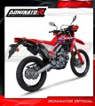 exhaust muffler DOMINATOR MX2 BLACK fits to Honda CRF 300L / Rally 2021  2023 3