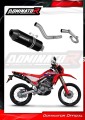 kompletny układ wydechowy z tłumikiem DOMINATOR Full System MX2 CZARNY pasujący do motocykla Honda CRF 300L / Rally 2021 - 2023