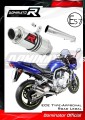exhaust muffler DOMINATOR homologated road legal GP1 fits to Yamaha FZS FAZER 1000 2001  2005
