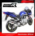 exhaust muffler DOMINATOR homologated road legal OV fits to Yamaha FZS FAZER 1000 2001  2005 3