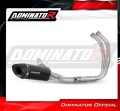 kompletny układ wydechowy z tłumikiem DOMINATOR Full System HP8 CZARNY pasujący do motocykla Yamaha MT 07 2021 - 2024 2
