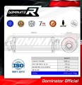 exhaust muffler DOMINATOR ROUND fits to Honda CBR 500 R 2016  2024 4