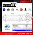 kompletny układ wydechowy z tłumikiem DOMINATOR Full System OV G2 CZARNY pasujący do motocykla Yamaha MT-03 2020 - 2023