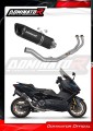 kompletny układ wydechowy z tłumikiem DOMINATOR Full System HP6 CZARNY pasujący do motocykla Yamaha XP 560 T-MAX 2020 - 2024
