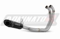 complete exhaust system with muffler DOMINATOR Full System HP8 BLACK fits to Aprilia Tuono 660 2021  2024 3