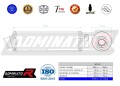 exhaust muffler DOMINATOR ROUND fits to Triumph SPEED TRIPLE 1050 2005  2010 2
