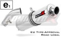 exhaust muffler DOMINATOR homologated road legal ROUND fits to R1200R 2006  2009 3