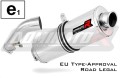 exhaust muffler DOMINATOR homologated road legal OVAL fits to R1200ST 2004  2009 3