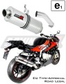 exhaust muffler DOMINATOR homologated road legal OVAL fits to S1000RR 2015  2016 5