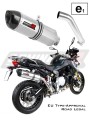 exhaust muffler DOMINATOR homologated road legal HP1 fits to F850GS 2016  2020 5