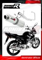 complete exhaust system with muffler DOMINATOR Full System ROUND fits to Yamaha YBR 125 2009  2018