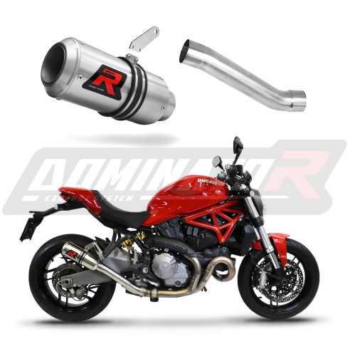 exhaust muffler DOMINATOR GP fits to Ducati MONSTER 821 2018  2021 6