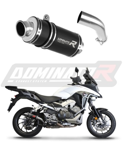 exhaust muffler DOMINATOR GP1 BLACK fits to Honda VFR 800 X Crossrunner 2015  2021 8
