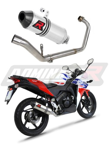 kompletny układ wydechowy z tłumikiem DOMINATOR Full System HP3 pasujący do motocykla Honda CBR 125 R 2011 - 2018 6