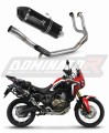 complete exhaust system with muffler DOMINATOR Full System HP7 BLACK fits to Honda CRF 1000L Africa Twin 2016  2019 6