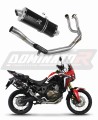 complete exhaust system with muffler DOMINATOR Full System P7 BLACK fits to Honda CRF 1000L Africa Twin 2016  2019 6