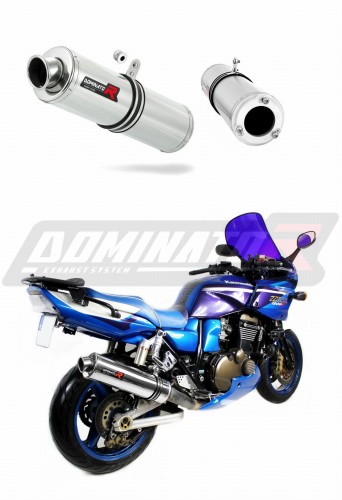 wydech tłumik DOMINATOR Okrągły pasujący do motocykla Kawasaki ZRX 1200 2001 - 2007 3