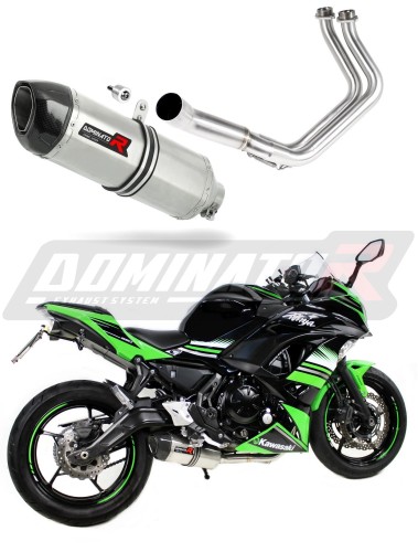 kompletny układ wydechowy z tłumikiem DOMINATOR Full System HP1 pasujący do motocykla Kawasaki NINJA 650 2017 - 2022 5