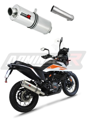 exhaust muffler DOMINATOR OV fits to KTM 390 Adventure 2020  2023 6