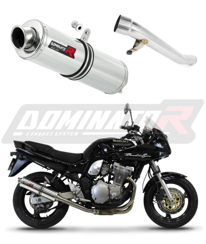 exhaust muffler DOMINATOR ROUND fits to Suzuki GSF BANDIT N / S 600 1995  1999 6
